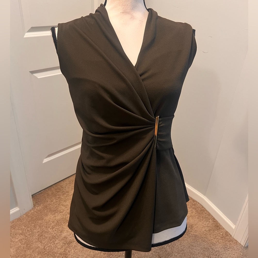 Catherine Malandrino Ruched Sleeveless Top – XS – NWT